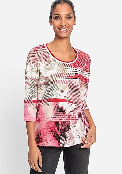 Olsen Longshirt (1-tlg) mit Allover-Print günstig online kaufen