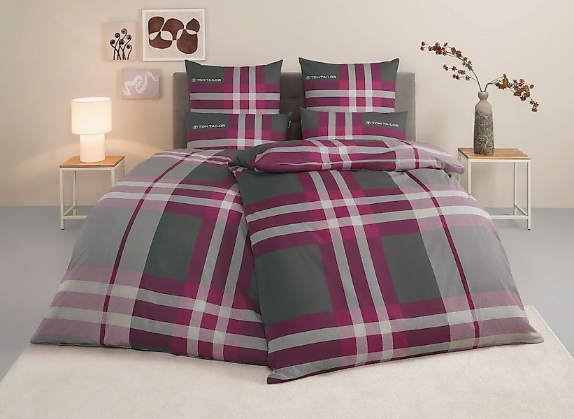 TOM TAILOR HOME Bettwäsche "Nick in Gr. 135x200 oder 155x220 cm" 3 Stk. mit günstig online kaufen