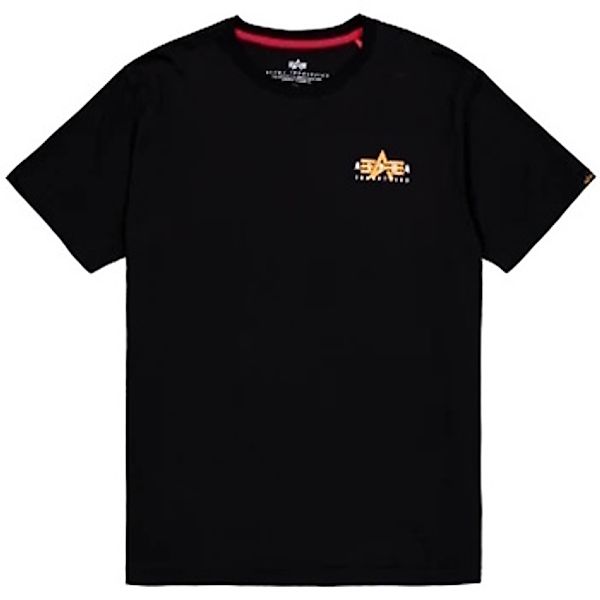 Alpha Industries  T-Shirts & Poloshirts Puff Print Logo BP T - pastel grey günstig online kaufen