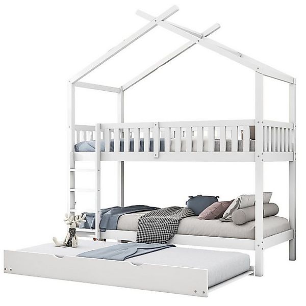 OKWISH Kinderbett Jugendbett Hausbett (90x200cm Weiß ohne Matratze), Platzs günstig online kaufen