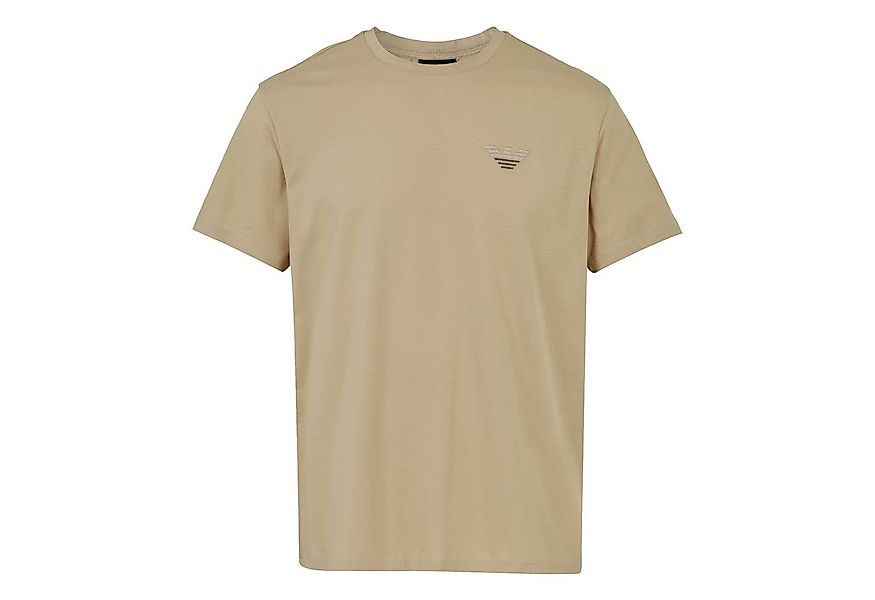 Emporio Armani T-Shirt T-Shirt Beachwear mit Logopatch über der Brust günstig online kaufen