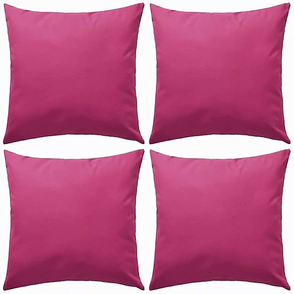 Gartenkissen 4 Stk. 45 X 45 Cm Rosa günstig online kaufen