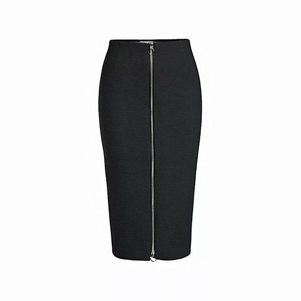 Oui Minirock schwarz passform textil (1-tlg) günstig online kaufen