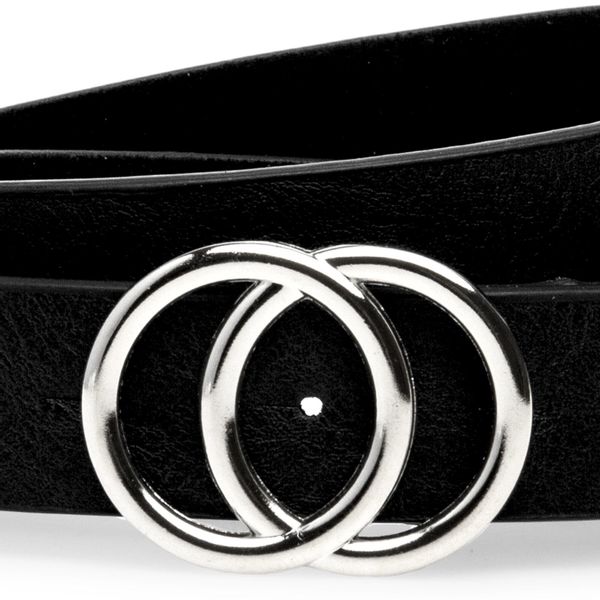 Caspar Synthetikgürtel GU322 eleganter Damen Hüftgürtel günstig online kaufen