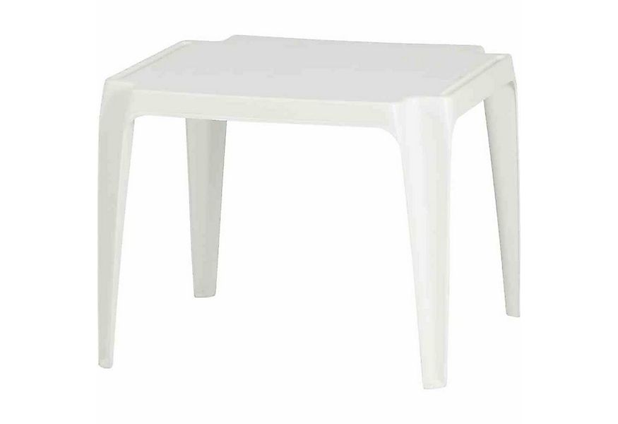 Ipae-Progarden Gartentisch Kindertisch, 50x50 cm, weiß Vollkunststoff, Mono günstig online kaufen