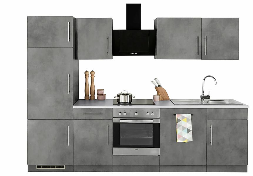 wiho Küchen Küchenzeile "Cali, TOPSELLER" ohne E-Geräte, Breite 280 cm günstig online kaufen