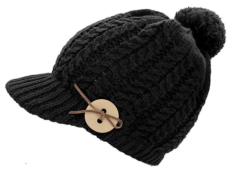 dy_mode Strickmütze Damen Strickmütze mit Schirm günstig online kaufen