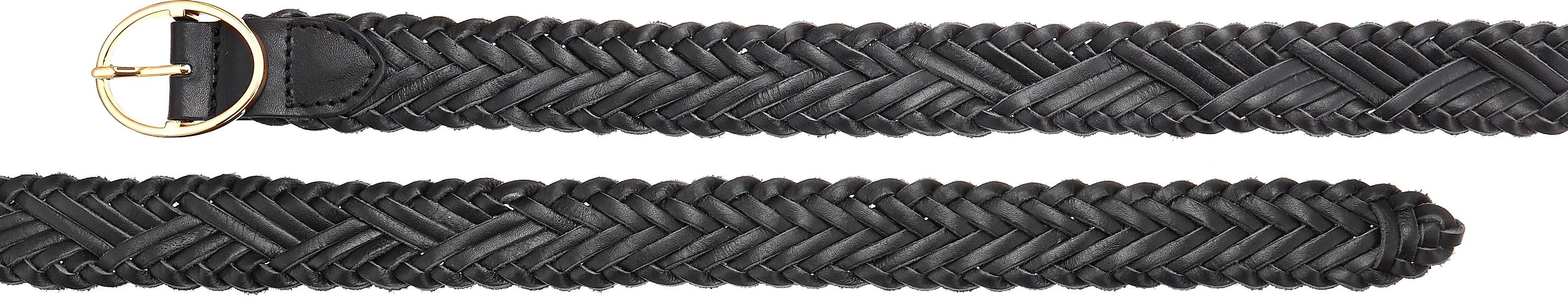LASCANA Ledergürtel Hüftgürtel Flechtgürtel, Hosengürtel, Gürtel günstig online kaufen