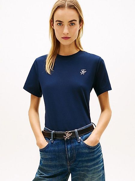 Tommy Hilfiger Kurzarmshirt TH SCRIPT REG C-NK SS TEE günstig online kaufen