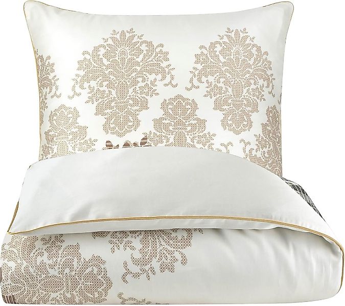 Aymando Bettwäsche Maderia Beige, 100% Baumwolle günstig online kaufen