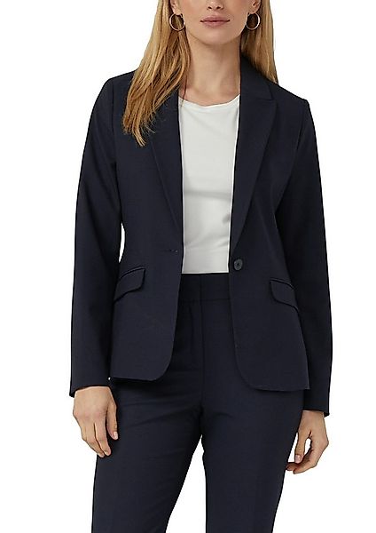 s.Oliver BLACK LABEL Jackenblazer mit 1-Knopf-Verschluss und Viskose-Stretc günstig online kaufen