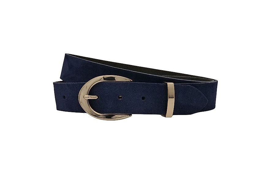 AnnaMatoni Ledergürtel AnnaMatoni Damen Ledergürtel in hochwertigem Velour günstig online kaufen