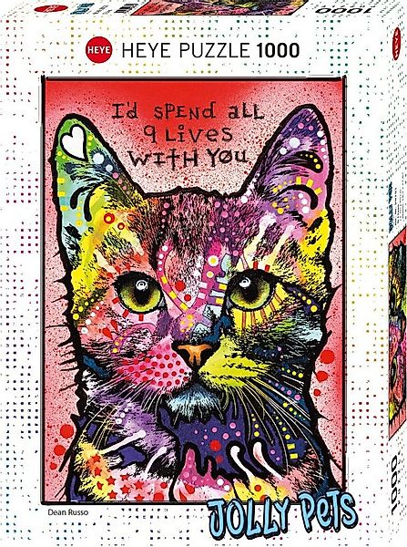 HEYE Puzzle 9 Lives, 1000 Puzzleteile, Made in Germany günstig online kaufen