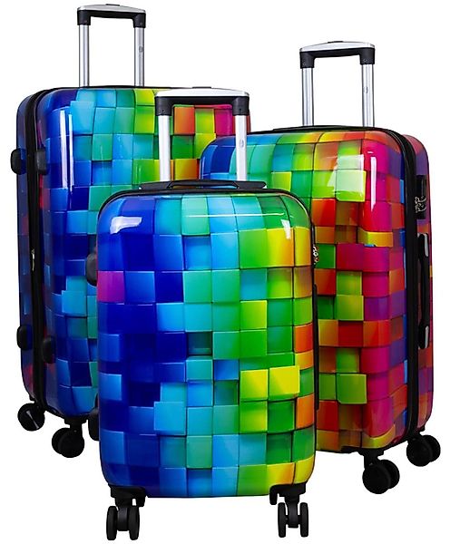 Warenhandel König Trolleyset Mosaik, 4 Rollen, günstig online kaufen