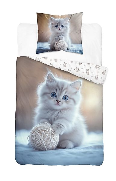 Detexpol Bettwäsche Katzenbaby Kitten 140 x günstig online kaufen