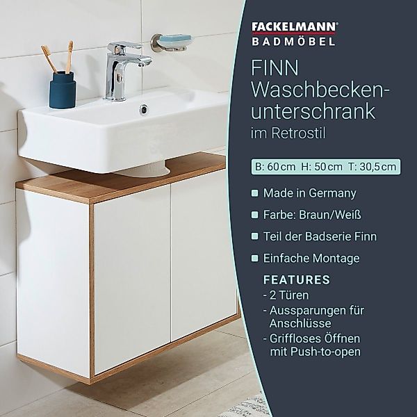 FACKELMANN Waschbeckenunterschrank Waschbeckenunterschrank FINN günstig online kaufen