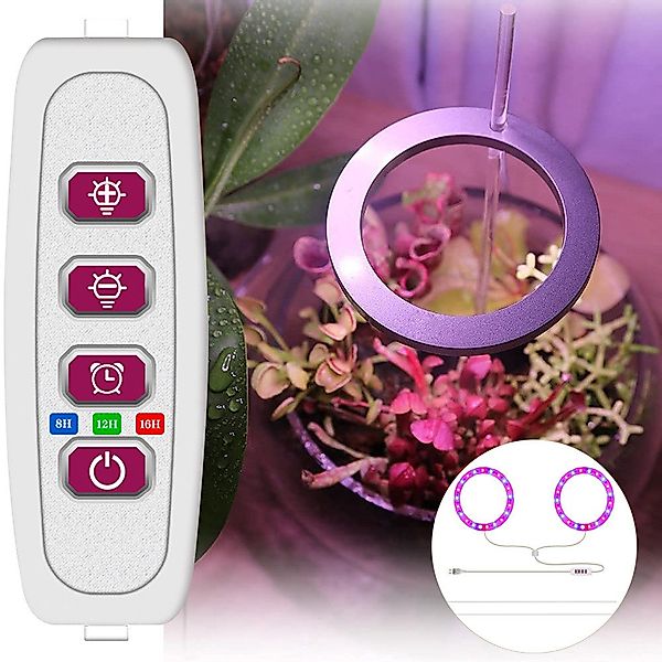MUPOO Pflanzenlampe LED Pflanzenlampe, Timer Pflanzenlicht, günstig online kaufen
