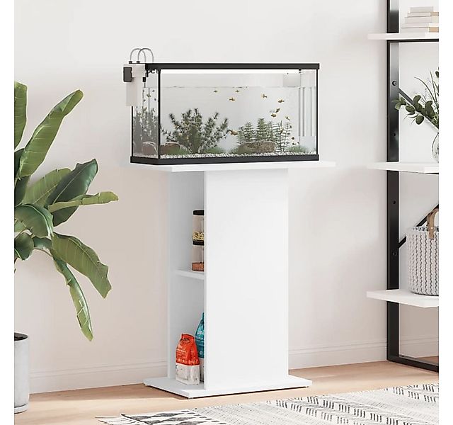 vidaXL Aquariumunterschrank Aquariumständer Weiß 60,5x36x72,5 cm Holzwerkst günstig online kaufen