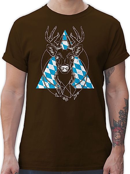 Shirtracer T-Shirt Bayrischer Hirsch - weiß günstig online kaufen