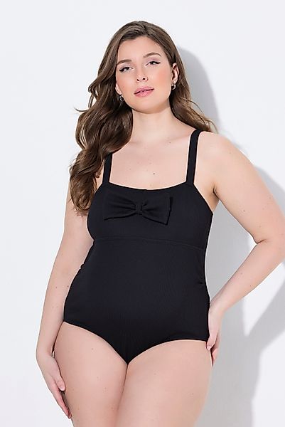 Ulla Popken Badeanzug Bellieva-Badeanzug Softschalen Zierschleife günstig online kaufen