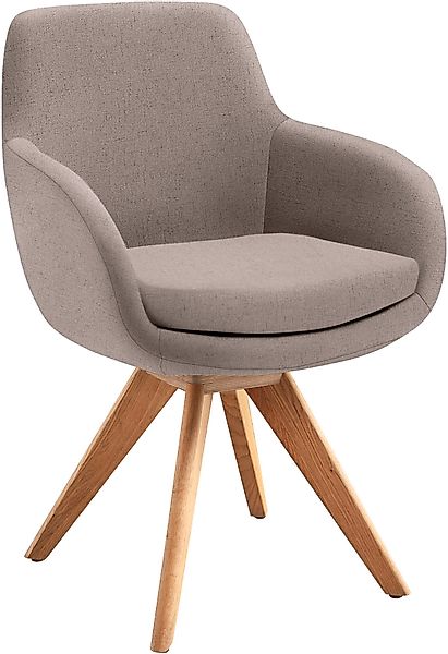 Musterring Esszimmerstuhl »Tavia« (Set) 2 Stk.Stativgestell Eiche Bianco, D günstig online kaufen