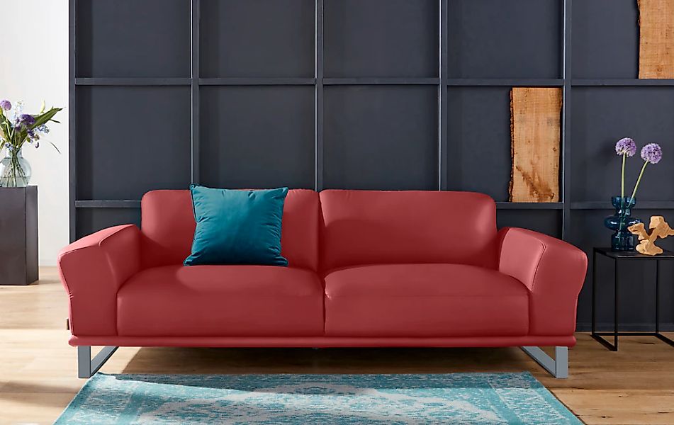 W.SCHILLIG 2,5-Sitzer »montanaa« mit Metallkufen in Silber matt, Breite 232 günstig online kaufen