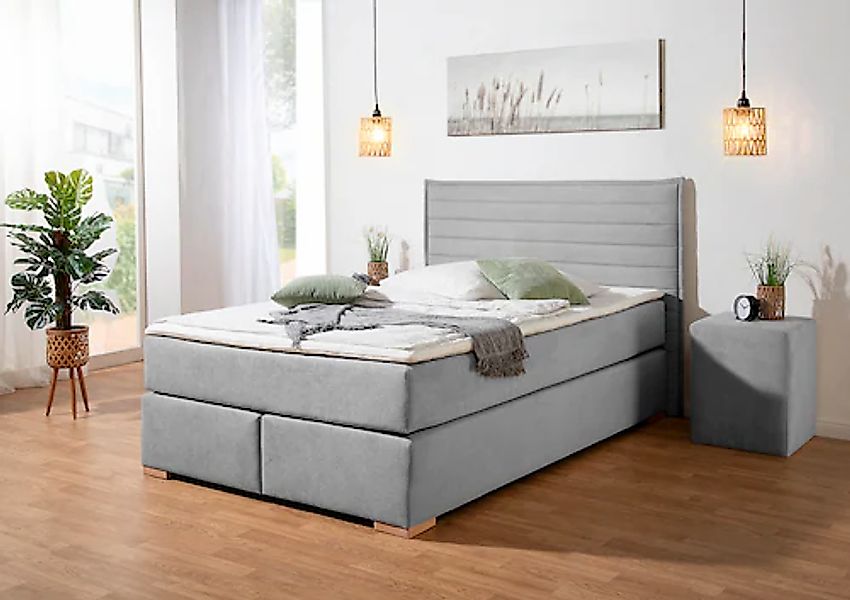 Home affaire Boxspringbett »"Östermoor"«, in H2, H3 oder H4 erhältlich günstig online kaufen