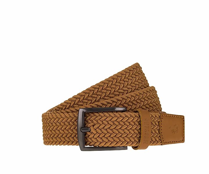 MUSTANG Stretchgürtel 3,5 cm, klassische geschwärzte Dornschließe günstig online kaufen