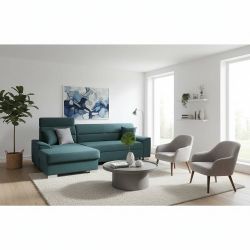 Ecksofa Funktionsecke 247 cm breit mit Bettkasten günstig online kaufen