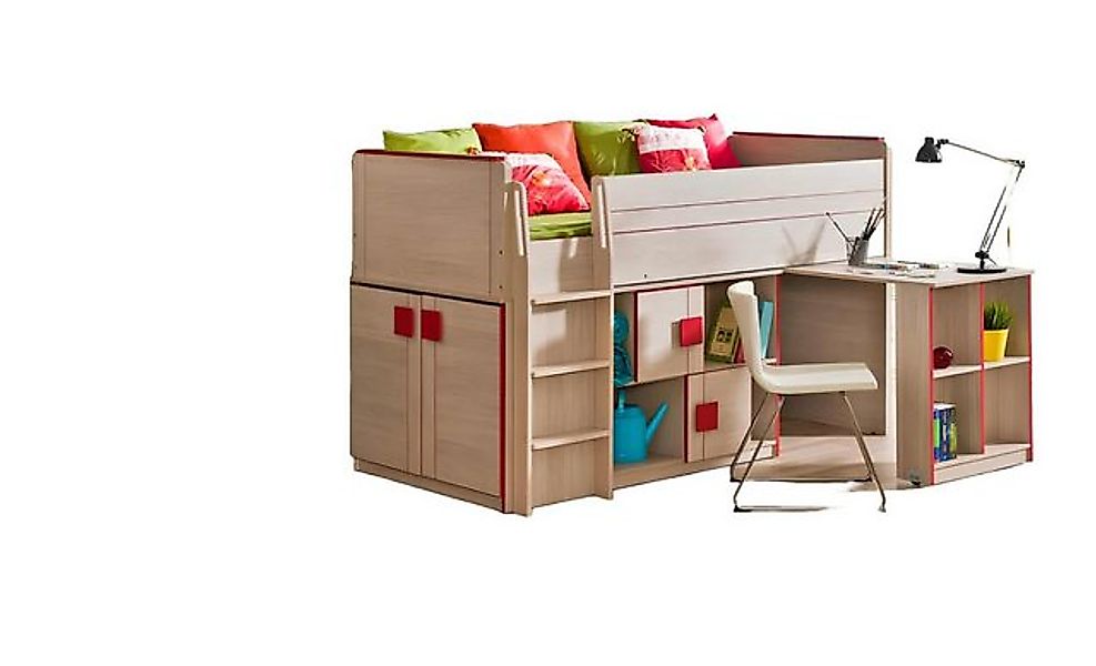 Xlmoebel Bett Bett mit Hochfunktion aus Holz für Kinderzimmer mit integrier günstig online kaufen