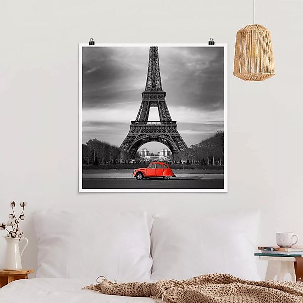 Poster - Quadrat Spot on Paris günstig online kaufen