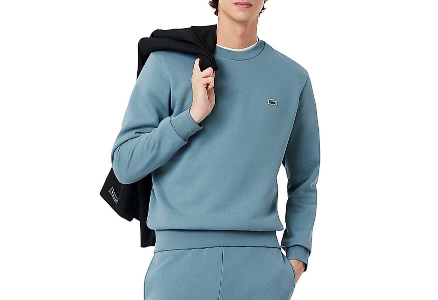 Lacoste Kapuzenpullover Herren Sport Bio Cotton Fleece Crew Pullover günstig online kaufen