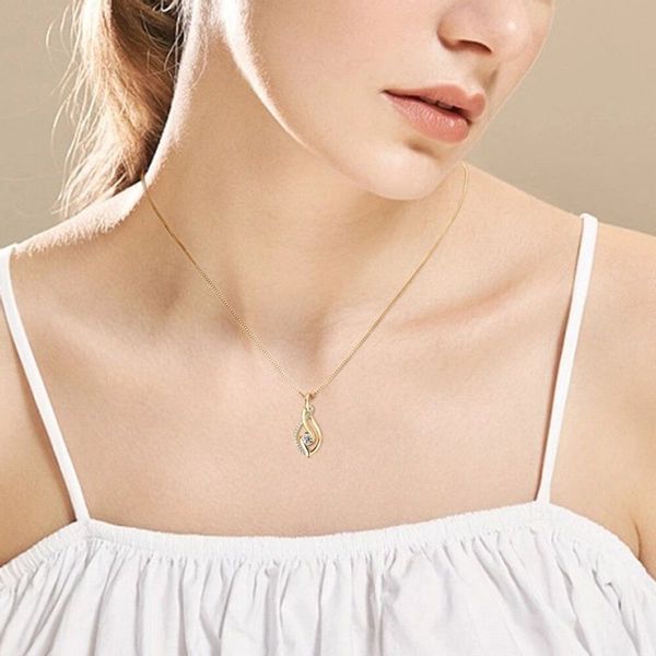 ROUGEMONT Kette mit Anhänger Exklusive Moissanit günstig online kaufen
