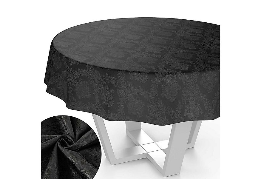 ANRO Tischdecke aus Stoff UNI Farben wasserabweisend Tischtuch Tischwäsche günstig online kaufen