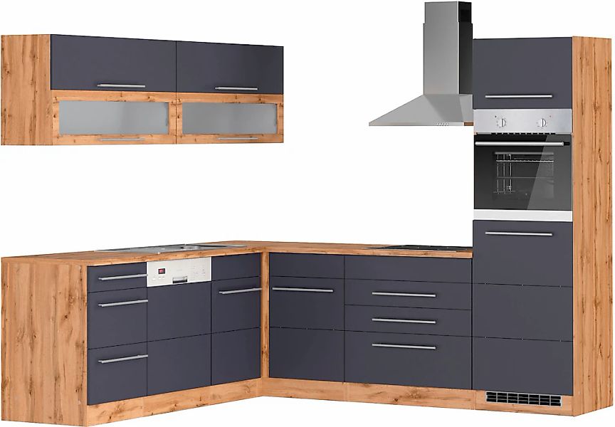 HELD MÖBEL Winkelküche "Wien", Stellbreite 220 x 250 cm, wahlweise mit E-Ge günstig online kaufen