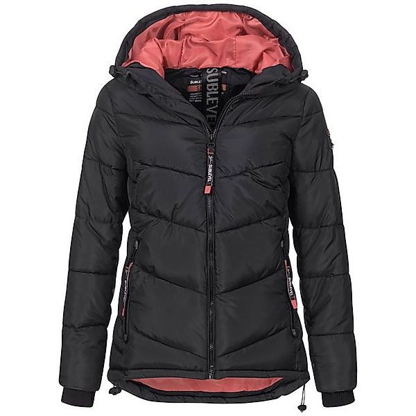 SUBLEVEL Steppjacke Damen mit Kapuze gefütterte günstig online kaufen