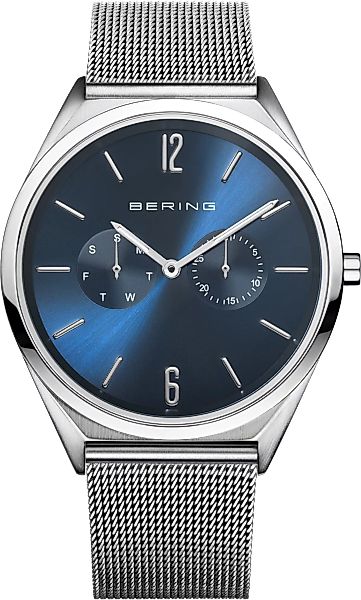 Bering Armbanduhr mit Milanaise Armband Slim Design 17140-007 Herrenuhr günstig online kaufen