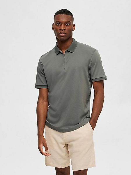 Selected Poloshirt SLHFAVE ZIP SS POLO NOOS günstig online kaufen