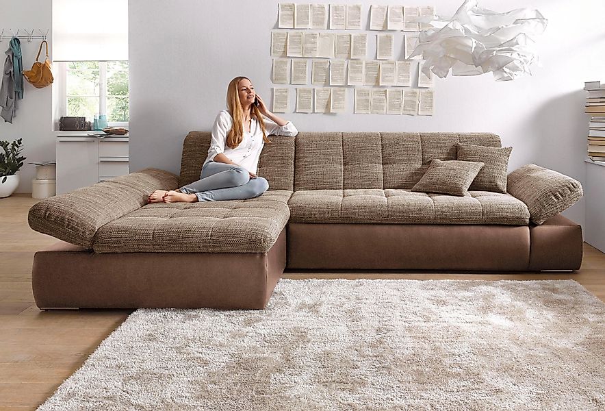 DOMO collection Ecksofa Moric, L-Form, XXL-Sofa günstig online kaufen