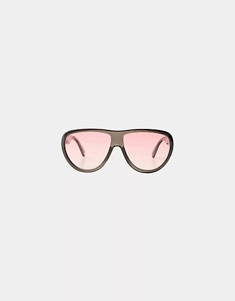 Bershka Retro-Sonnenbrille Damen Bordeaux günstig online kaufen