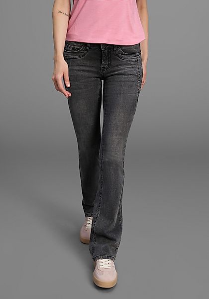Arizona Bootcut-Jeans mit Keileinsätzen ausgestellte Beinform, günstig online kaufen