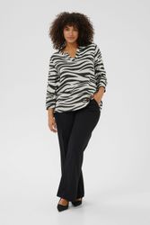 KAFFE Curve Kurzarmbluse Kurzarm-Bluse KCjanni Große günstig online kaufen