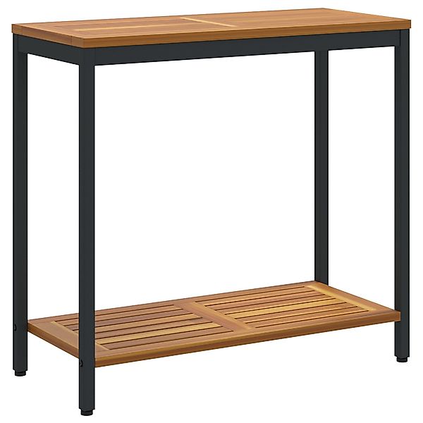 vidaXL Gartentisch Outdoor Tisch Natur & günstig online kaufen
