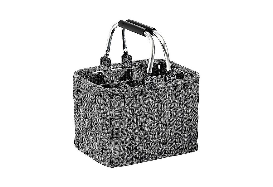 Kobolo Flaschenkorb Flaschenträger - Nylon - für 6 Flaschen - grau günstig online kaufen