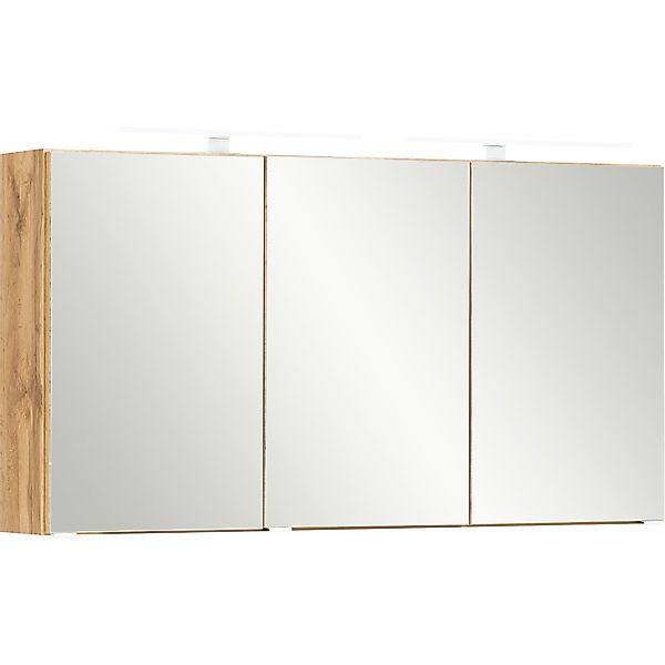 Held Möbel 3D-Spiegelschrank Trient 120 cm Wotaneiche günstig online kaufen