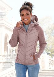 Vivance Steppjacke mit Strickfleece-Ärmeln günstig online kaufen