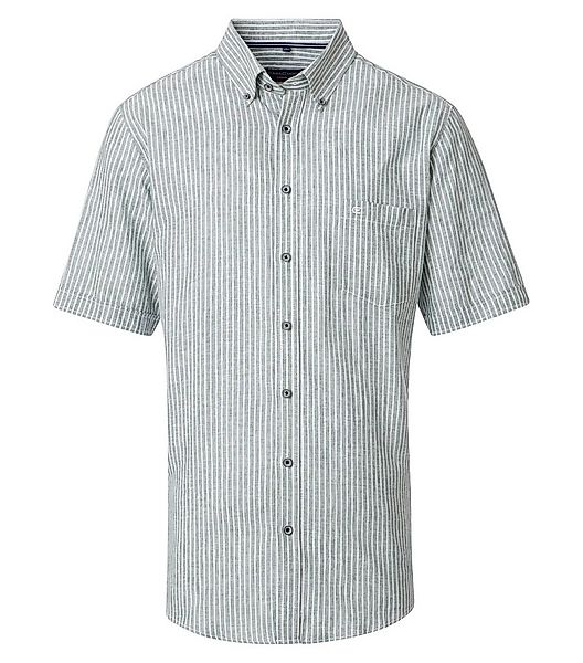 CASAMODA Kurzarmhemd CASAMODA Leinenhemd Kurzarm gestreift günstig online kaufen