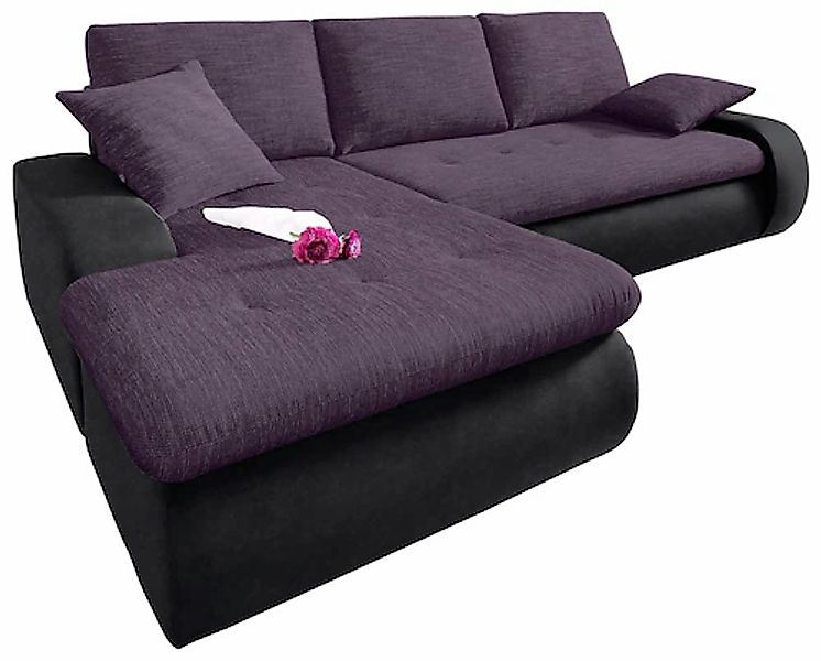 TRENDMANUFAKTUR Ecksofa »Indie, modern und bequem, Materialmix, OTTOs Choic günstig online kaufen