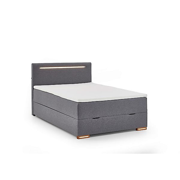 Boxspringbett Cooper grau Liegefläche B/L: ca. 180x200 cm günstig online kaufen