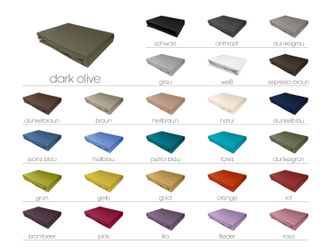BETTWAESCHE-MIT-STIL Spannbettlaken Mako Satin Spannbettlaken, Matratzenhöh günstig online kaufen